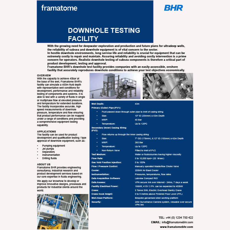 Downhole Testing - front cover website