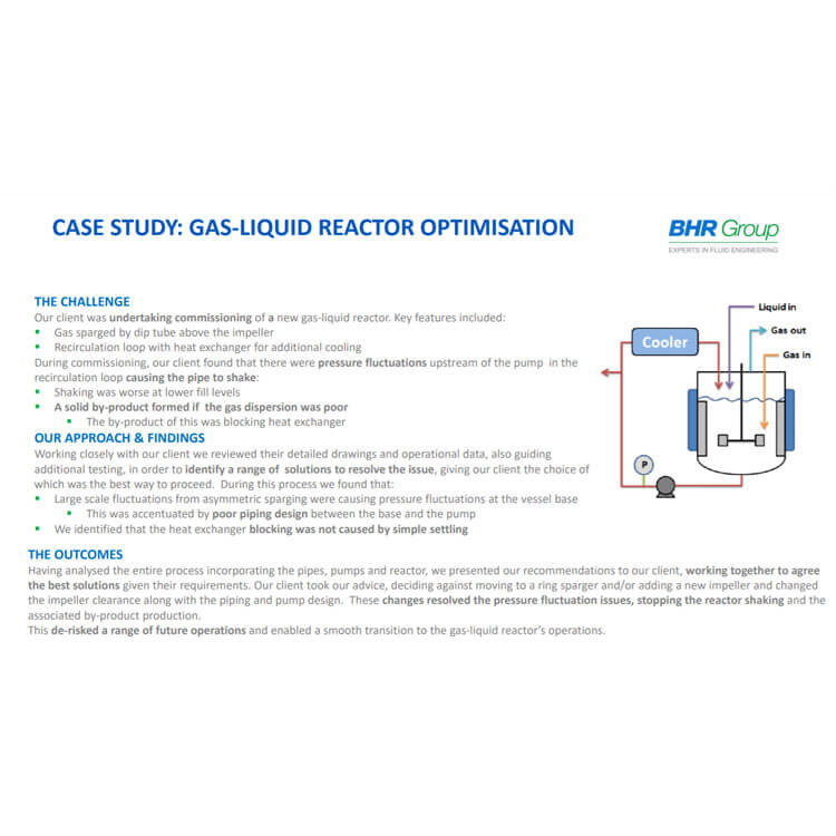 Gas Liquid Reactor Optimisation